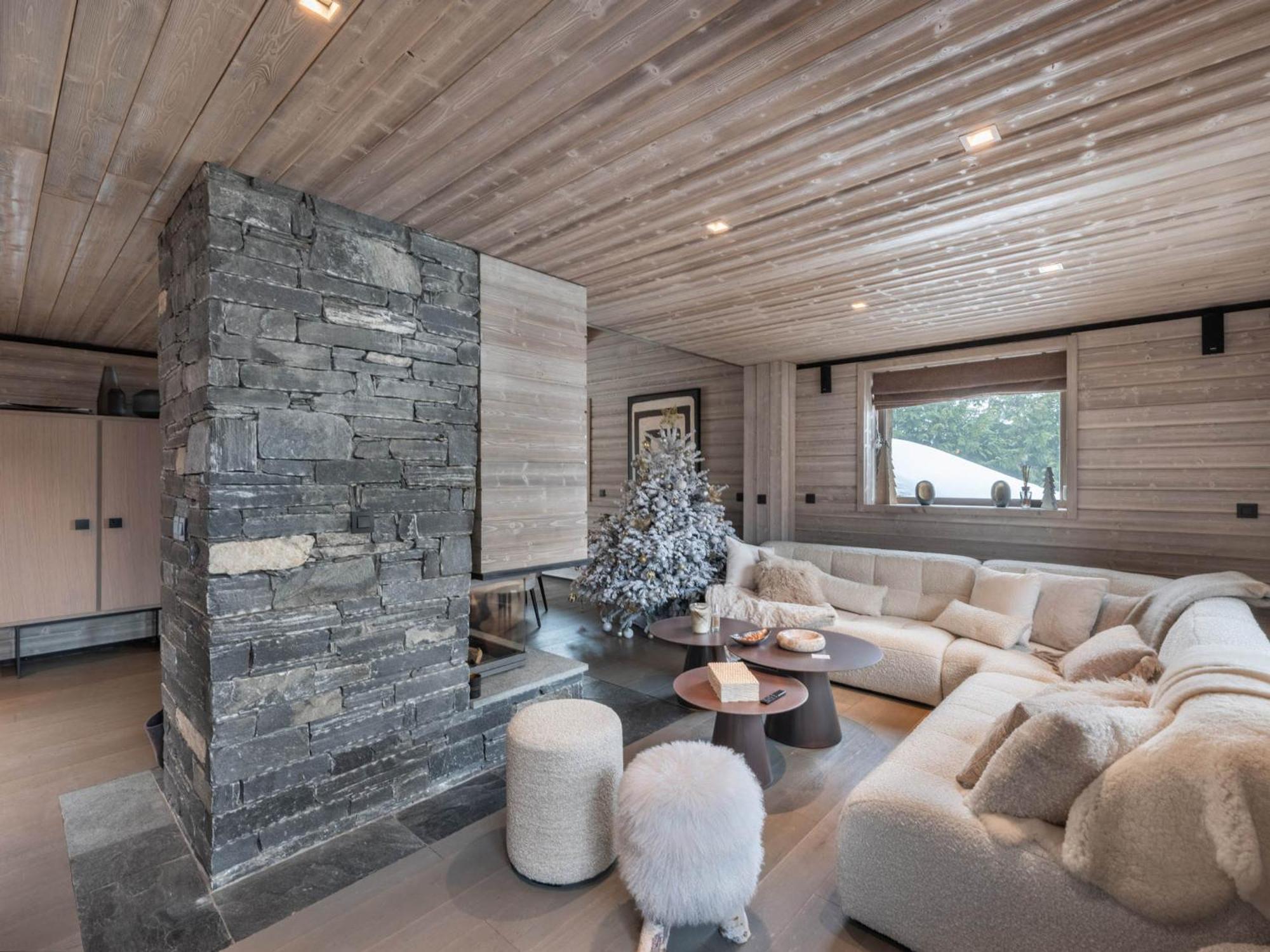 Chalet Luxueux Chalet 6 Avec Jacuzzi Et Home-cinema A Megeve, Proche Centre - Fr-1-569-93